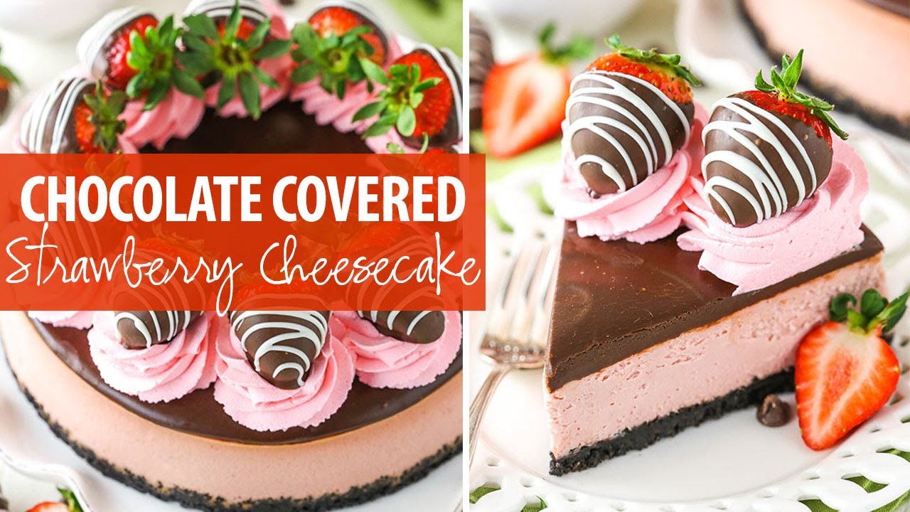 Chocolate Covered Strawberry Cheesecake