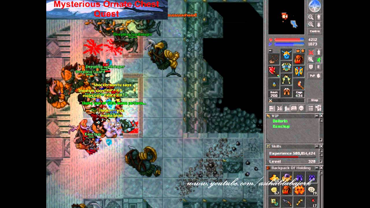 Tibia - Mysterious Ornate Chest Quest