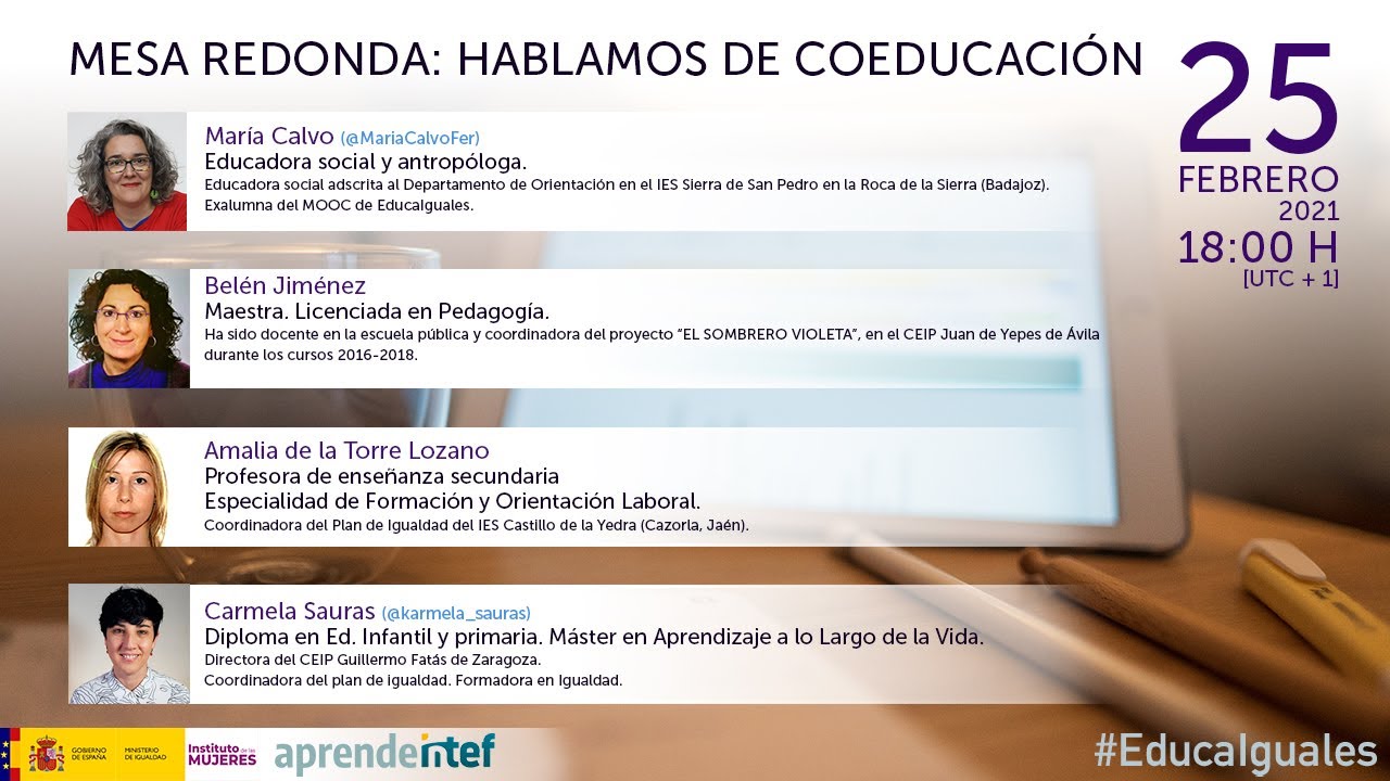 MOOC “Educar en Igualdad” 5ªed. “Hablamos de Coeducación”