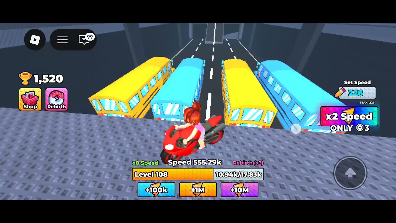 Playing Roblox 