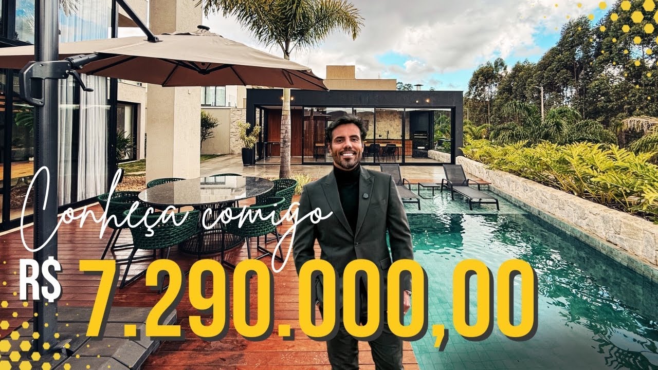 A CASA MAIS LUXUOSA DE ALPHAVILLE LAGOA DOS INGLESES | R$ 7.290.000,00