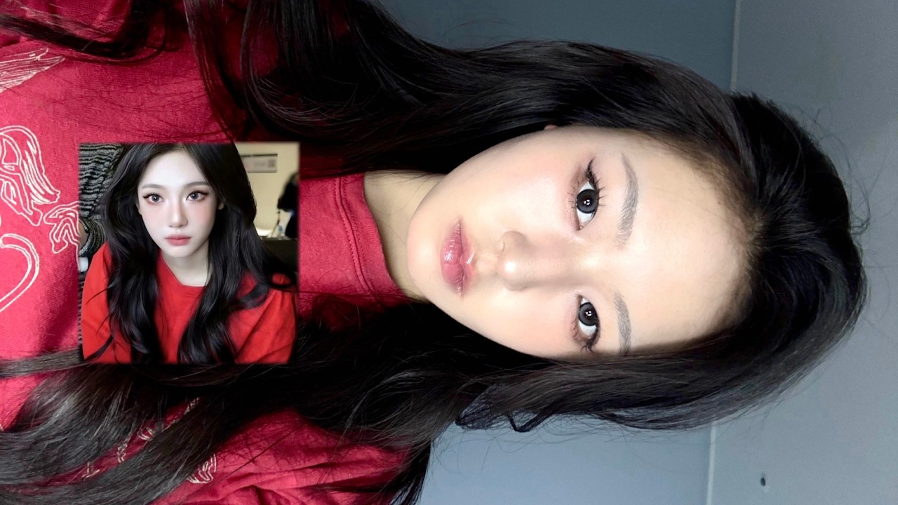 에스파 닝닝 메이크업 ⁺｡+🦋