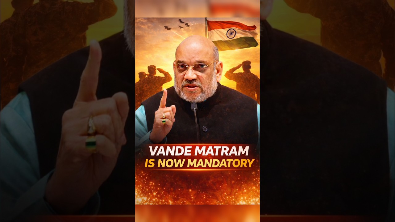 Now FULL Vande Mataram Is Mandatory | Home Ministry Order | Elevate360 |#shorts #vandemataram #india