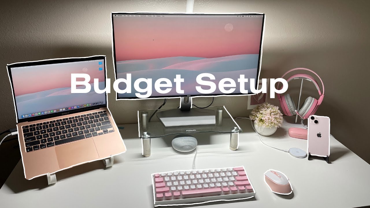My Budget Aesthetic Desk Setup