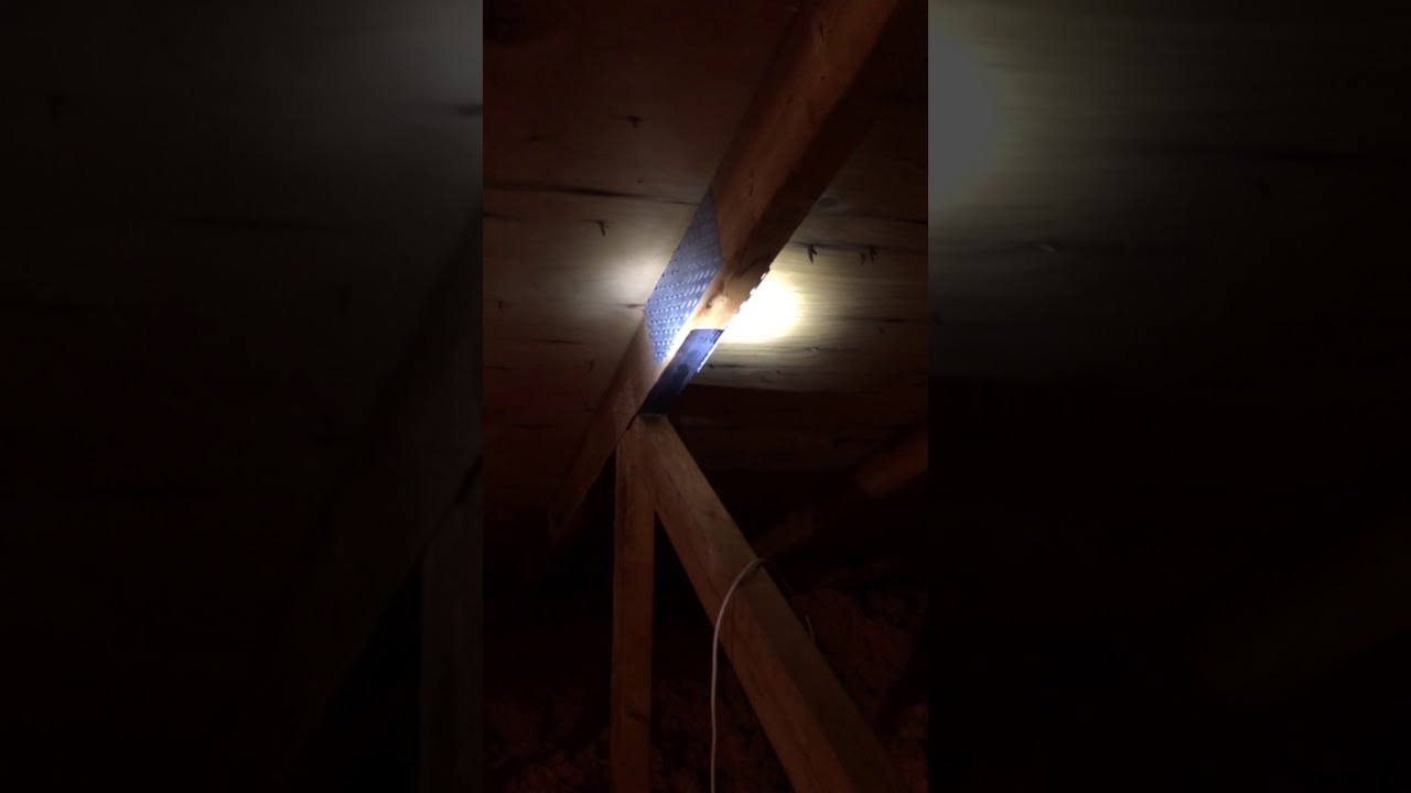 Attic Truss Repair #07: More attic damage