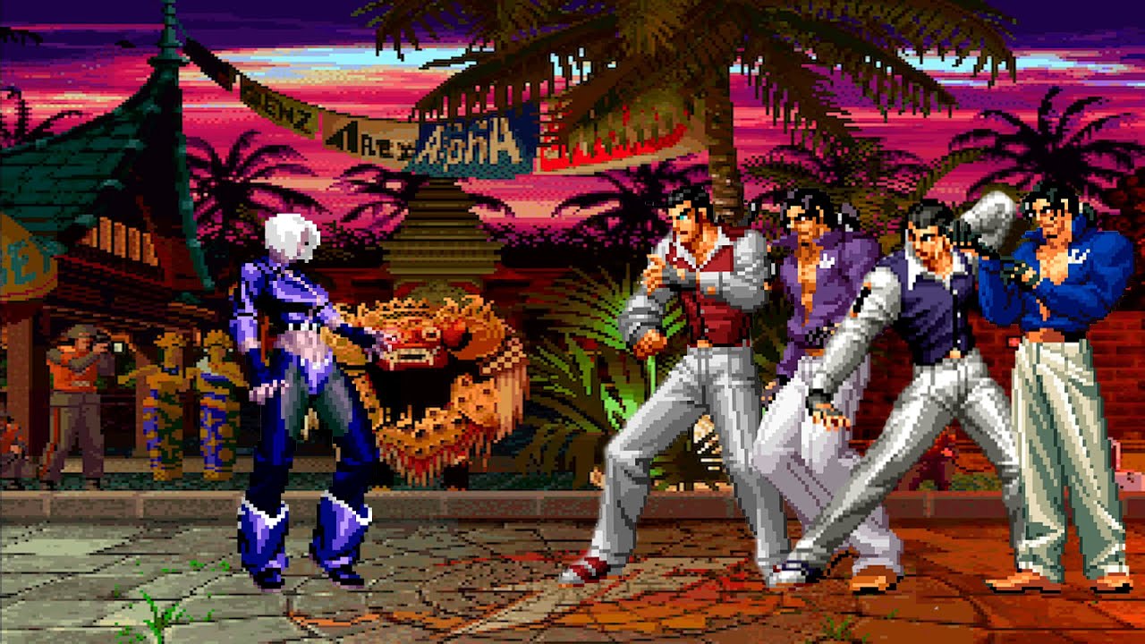 [KOF Mugen] Electric Angel vs Robert Garcia Team