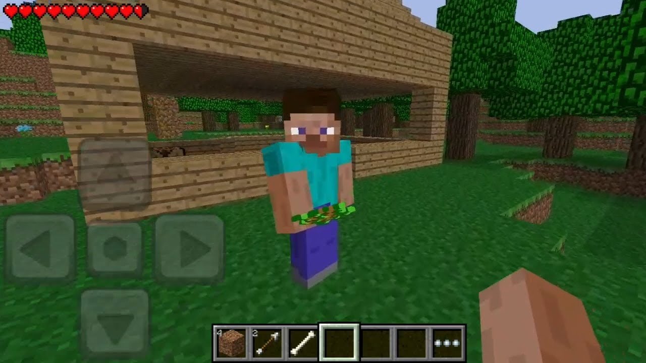 minecraft pe 0.5.0 - ep.1: helping my friend to finished his house