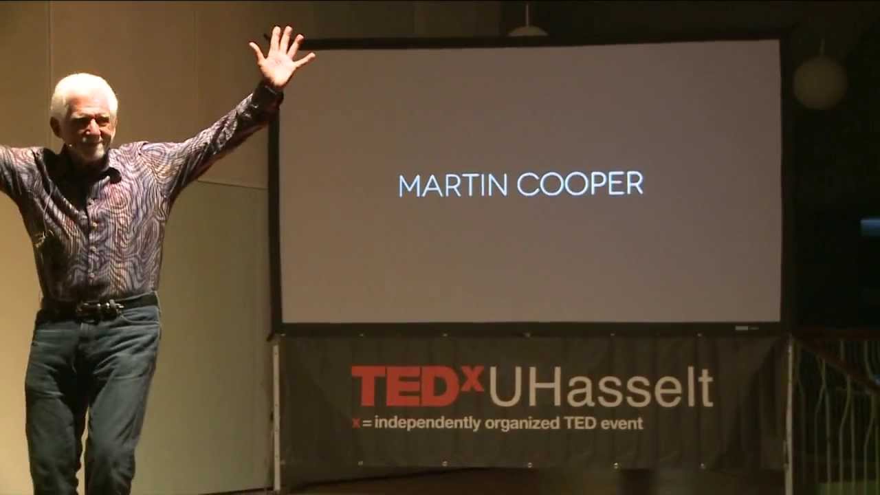 The father of the cell phone: Martin Cooper at TEDxUHasseltSalon
