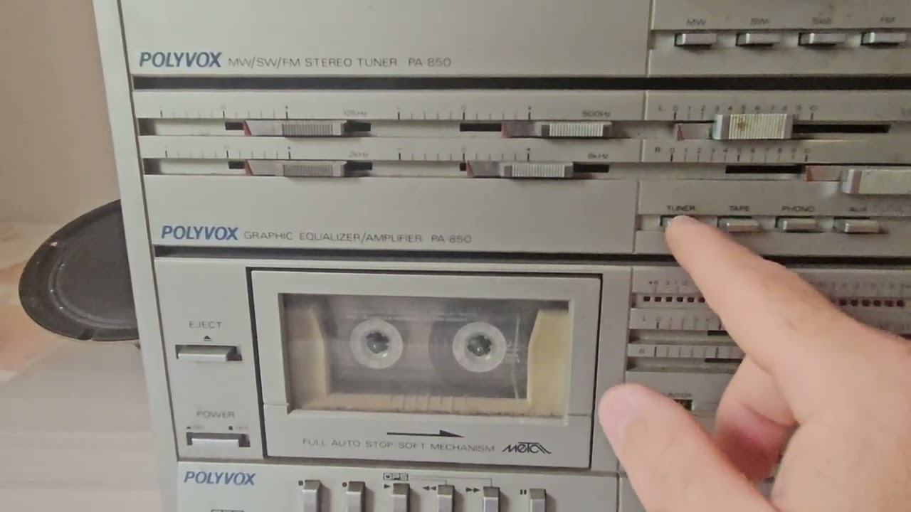 Microsystem Antigo Portátil Polyvox Pa-850 (SEM as caixas)