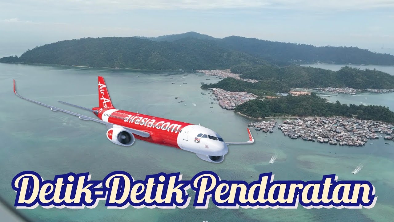 Detik-Detik Pendaratan ✈️ Di Lapangan Terbang Kota Kinabalu