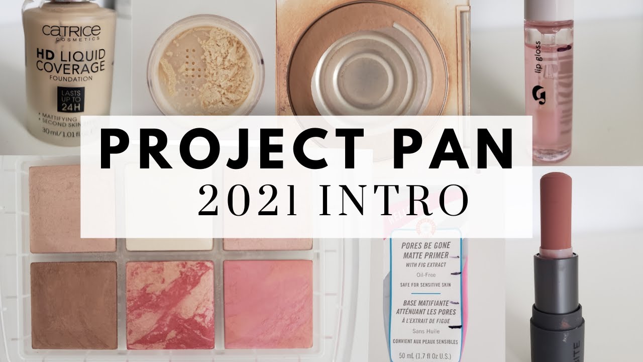 2021 project pan intro + pan that palette // beauty products im using up this year