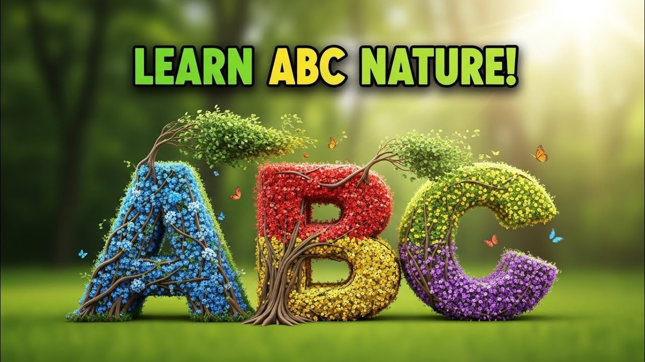 ABC learn with Nature 🌿✨ | Fun Alphabet Adventure for Kids | Future AI Kids