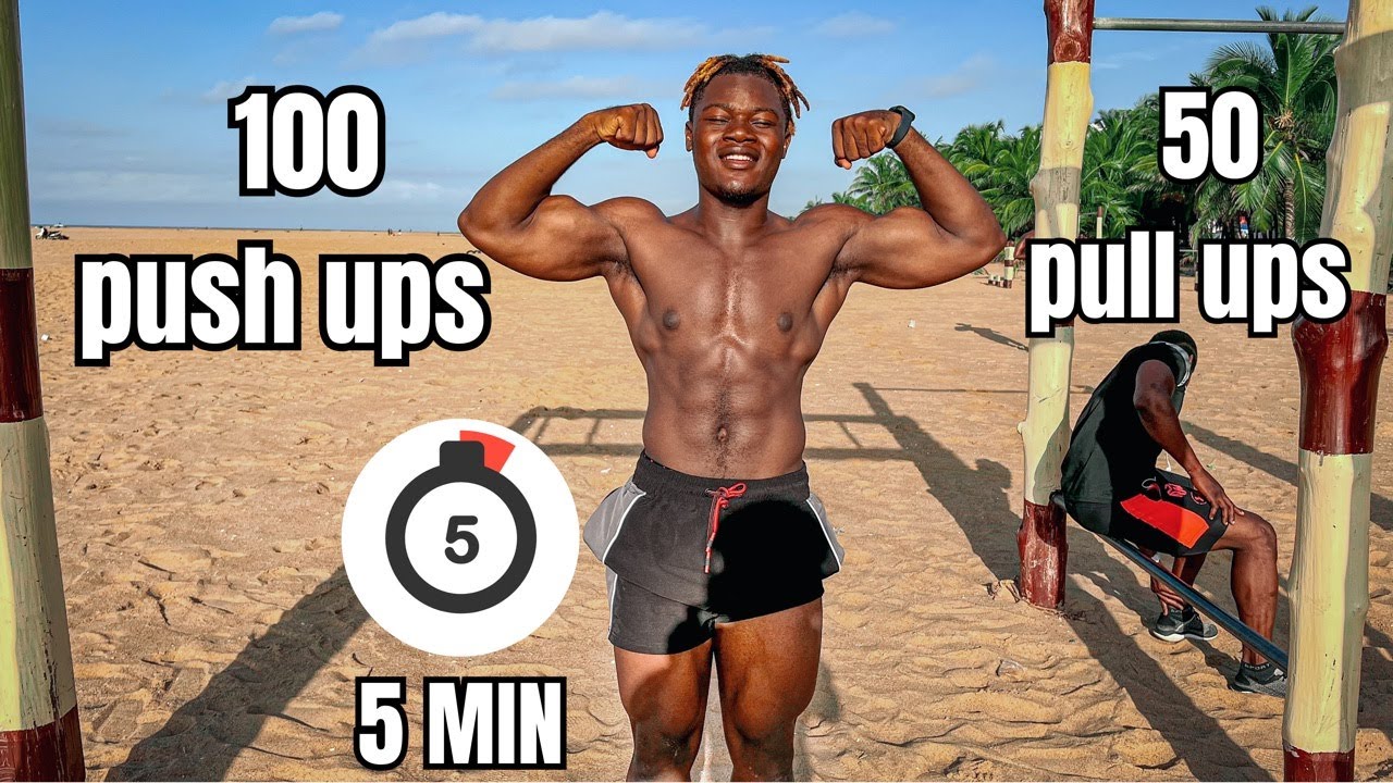 Can I do 100 push ups and 50 pull ups under 5min? workout challenge