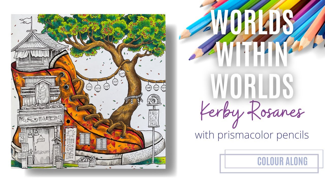 Colour Along | Worlds Within Worlds | Sneaker Page | Part 2