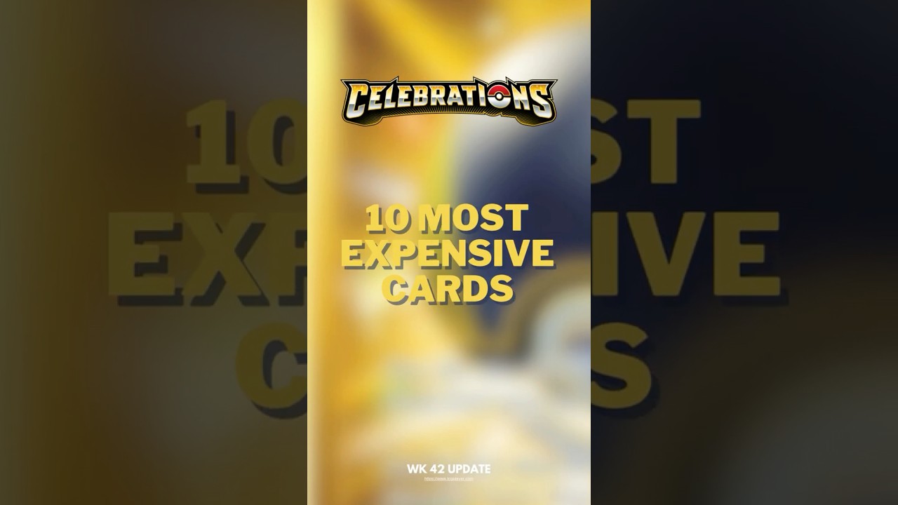 Celebrations - Most Expensive Cards &ndash; Top 10 Countdown! #pokemon #pokemontcg #tcg #pokemoncards