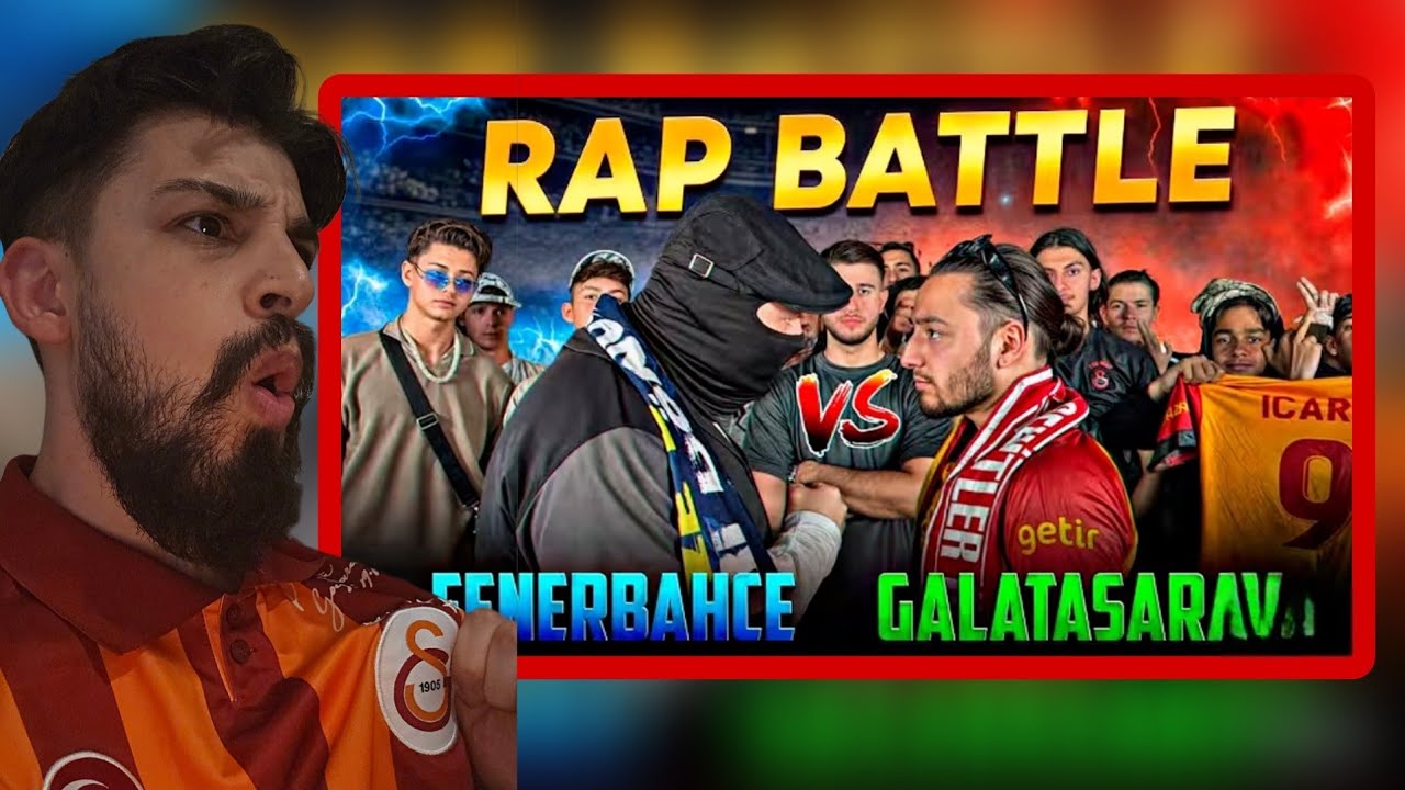 GALATASARAY VS FENERBAHCE ( RAP BATTLE ) BIG DIFFERENCE REACTION