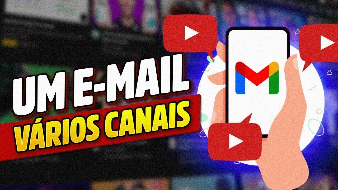 Como Criar VÁRIOS Canais no YOUTUBE com a MESMA Conta de E MAIL