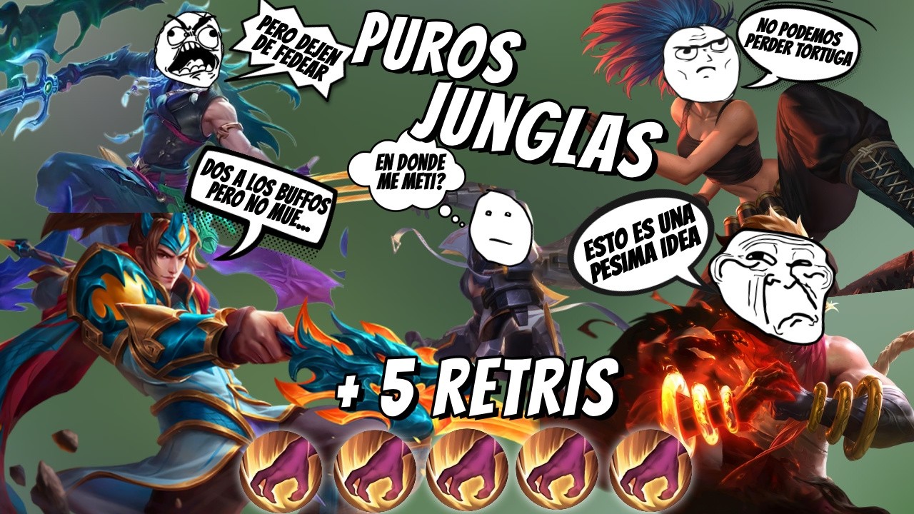 PERDER LAS TORTUGAS NO ES UNA OPCIÓN!! PUROS JUNGLAS