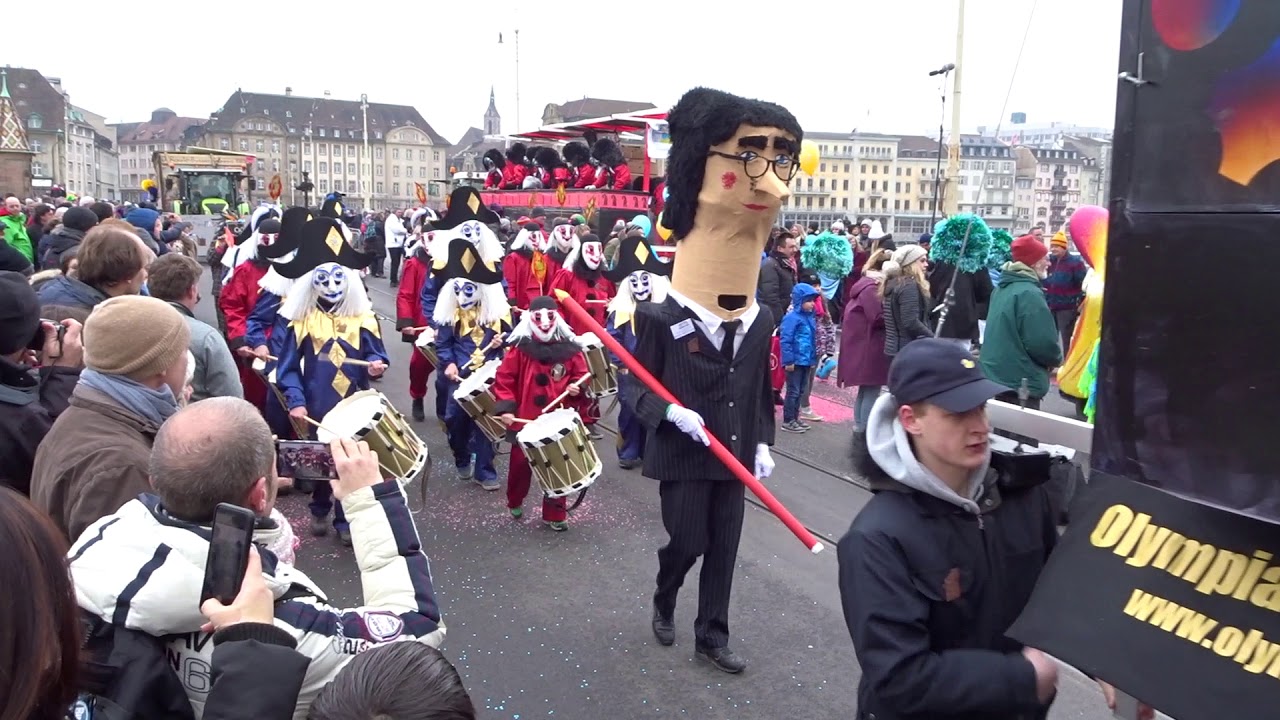 Olympia Jungi Garde Abmarsch Fasnacht 2018 Mäntig
