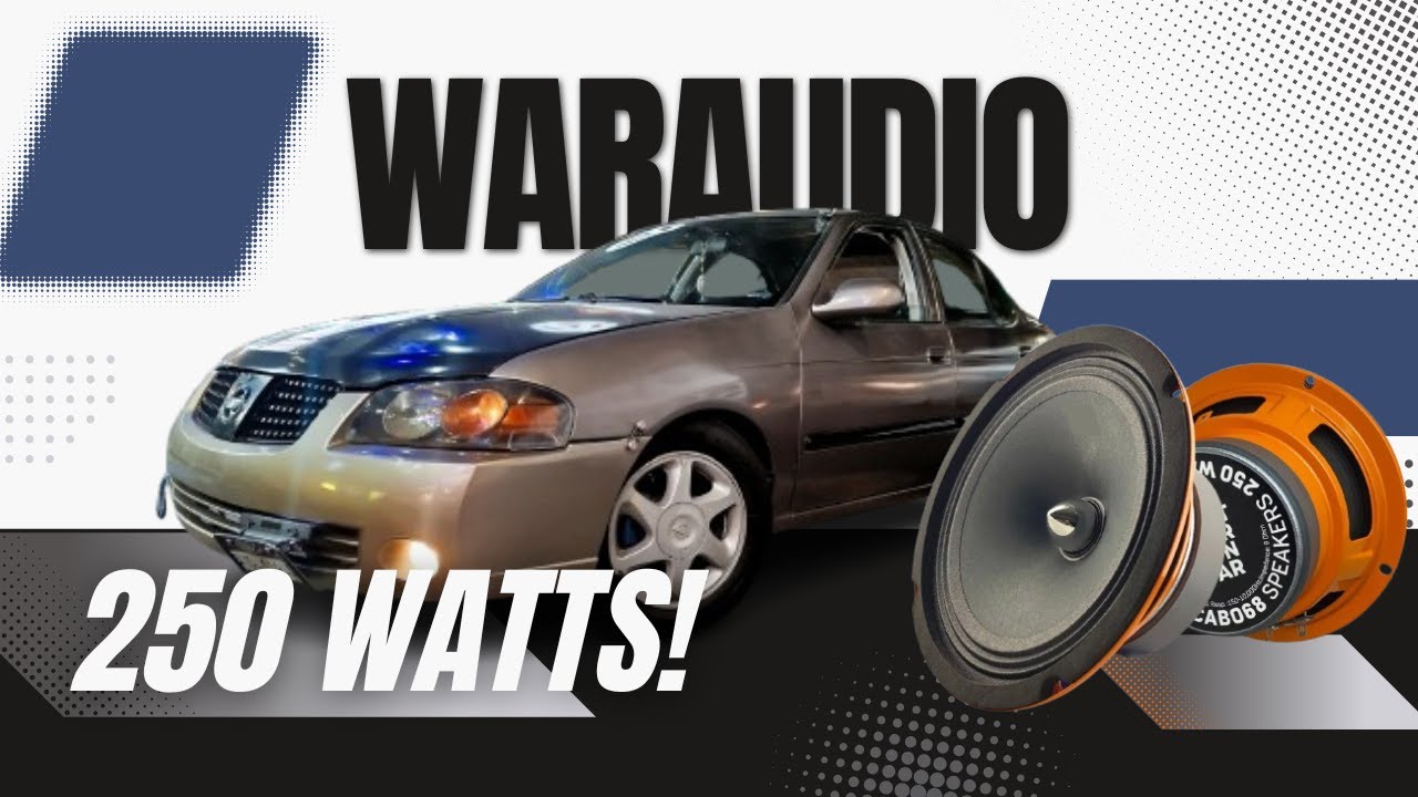 COMO CAMBIAR BOCINAS TRASERAS NISSAN SENTRA B15 || PROVAMOS BOCINAS WARAUDIO || 250WATTS