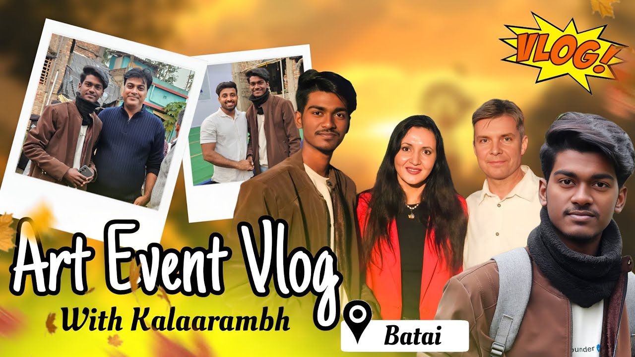 Meet up with Indians famous Artists 🎨in one frame😍 | Kalaarambh | Village “Pratibhim” Art Event Vlog
