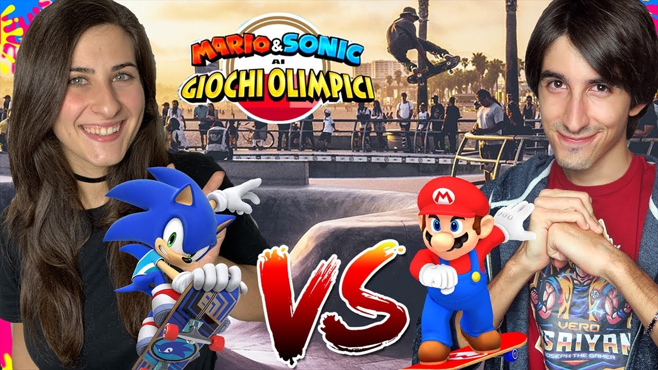La GARA delle ACROBAZIE FOLLI sullo SKATEBOARD! Mario e Sonic Ai Giochi Olimpici ITA By FrancyDreams