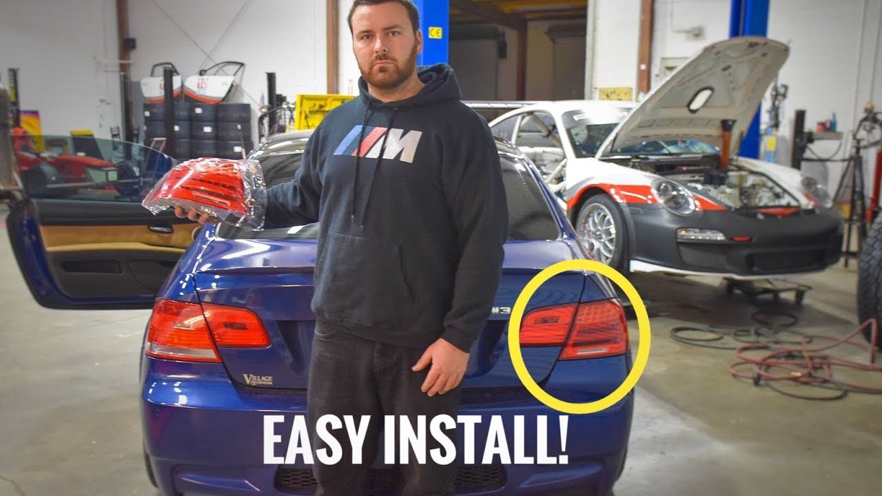 Как установить задние фонари BMW E92 M3/335/328 LCI