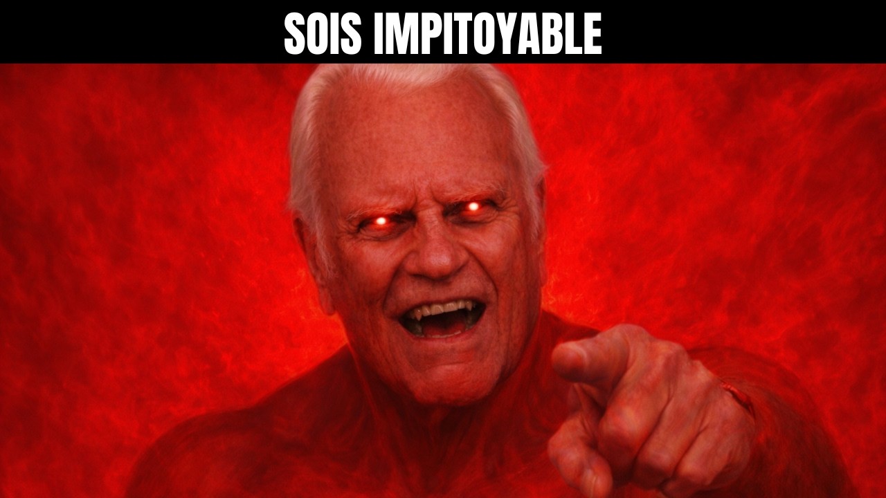 BILLY GRAHAM: SOYEZ IMPITOYABLE! NE JOUEZ PLUS FRANC JEU! LEÇONS SOMBRES SUR LE POUVOIR! RÉVÉLATION!