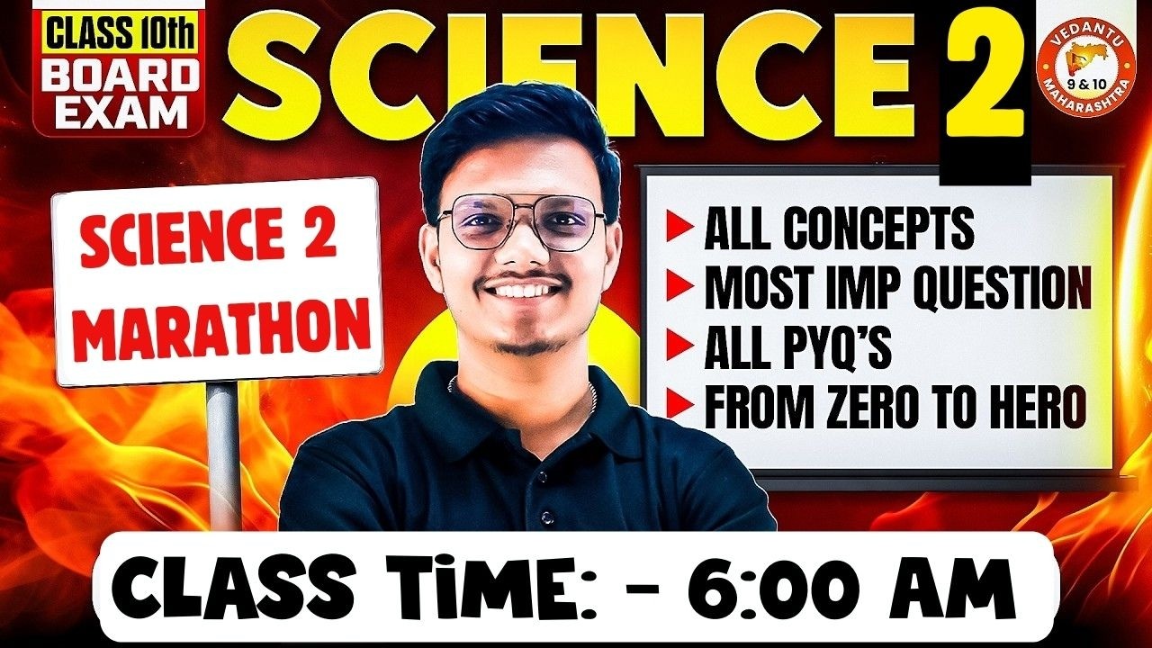 Science 2 Class 10 Marathon | Class 10 Science 2 Most Important Questions MH Board | By Pravin Sir