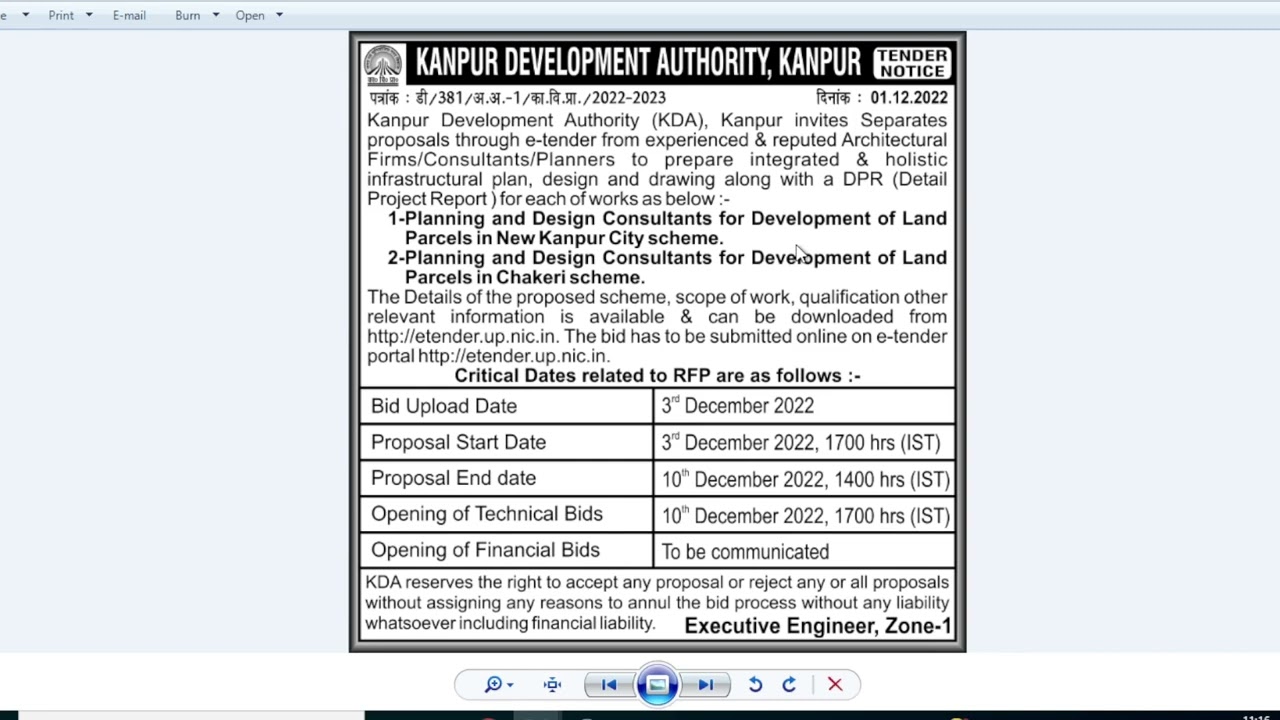KDA New kanpur city and chakeri scheme drawing making work started