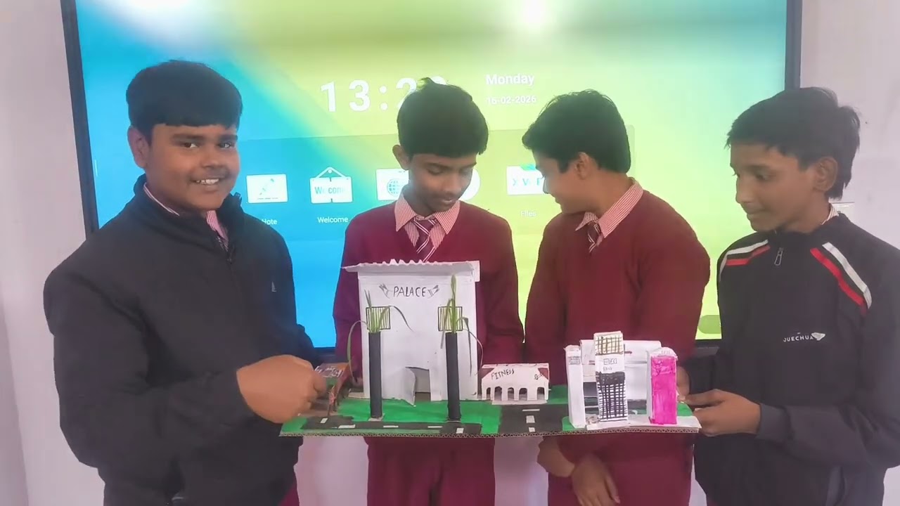 Making of Smart City with the help of Solids Shapes | Maths Project #mathsproject #mathsjunior
