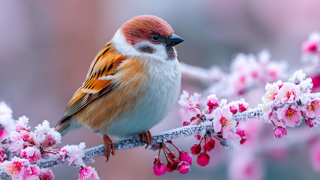 Winter Ambience With Birdsong&Piano ❄️🎹 – Relaxing Music for Healing, Stress Relief & Peaceful Calm