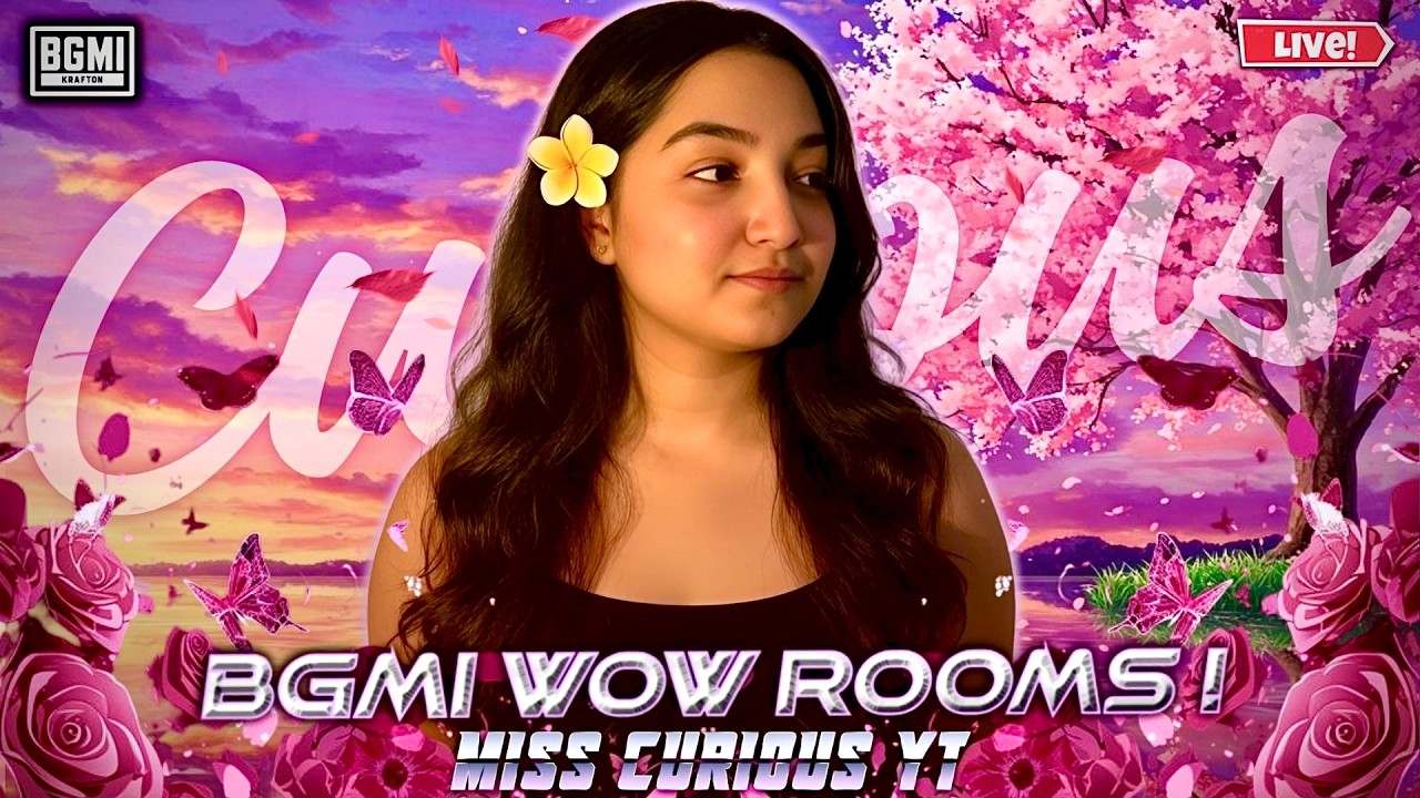 BGMI WOW ROOMS AND PARKOUR FUN❤️ #bgmilive  #girlgamer #wowmode #shortslive