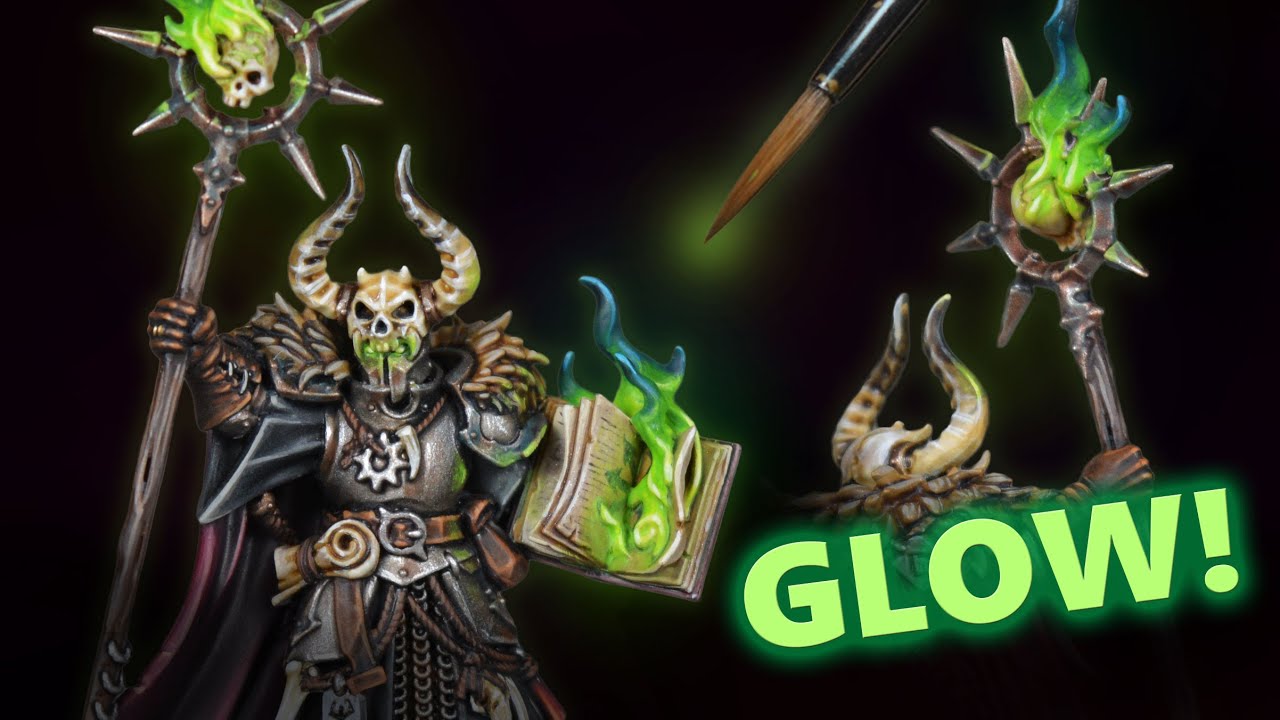 Paint a Glow Effect! Light up your Warhammer Models with Object Source Lighting | OSL