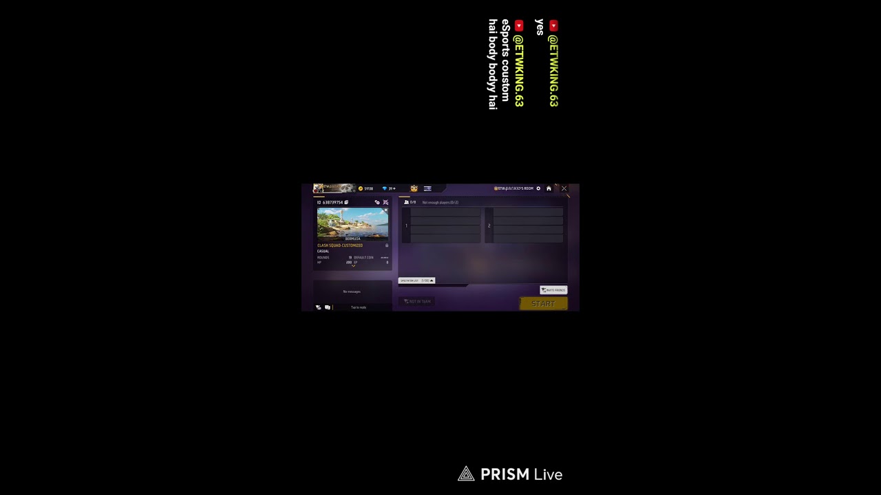 Live streaming of ETW KING 63