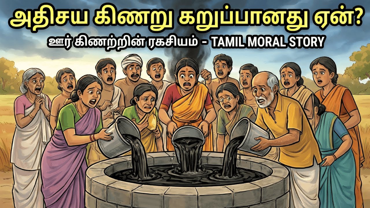 அதிசய கிணறு கறுப்பானது ஏன்? 😱 | ஊர் கிணற்றின் ரகசியம் | The Secret of the Village Well | Moral Story