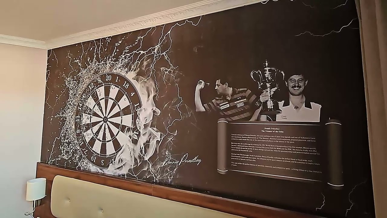 Inside The Priestley Suite &ndash; Luxury Hotel Room Inspired by Darts Legend Dennis Priestley