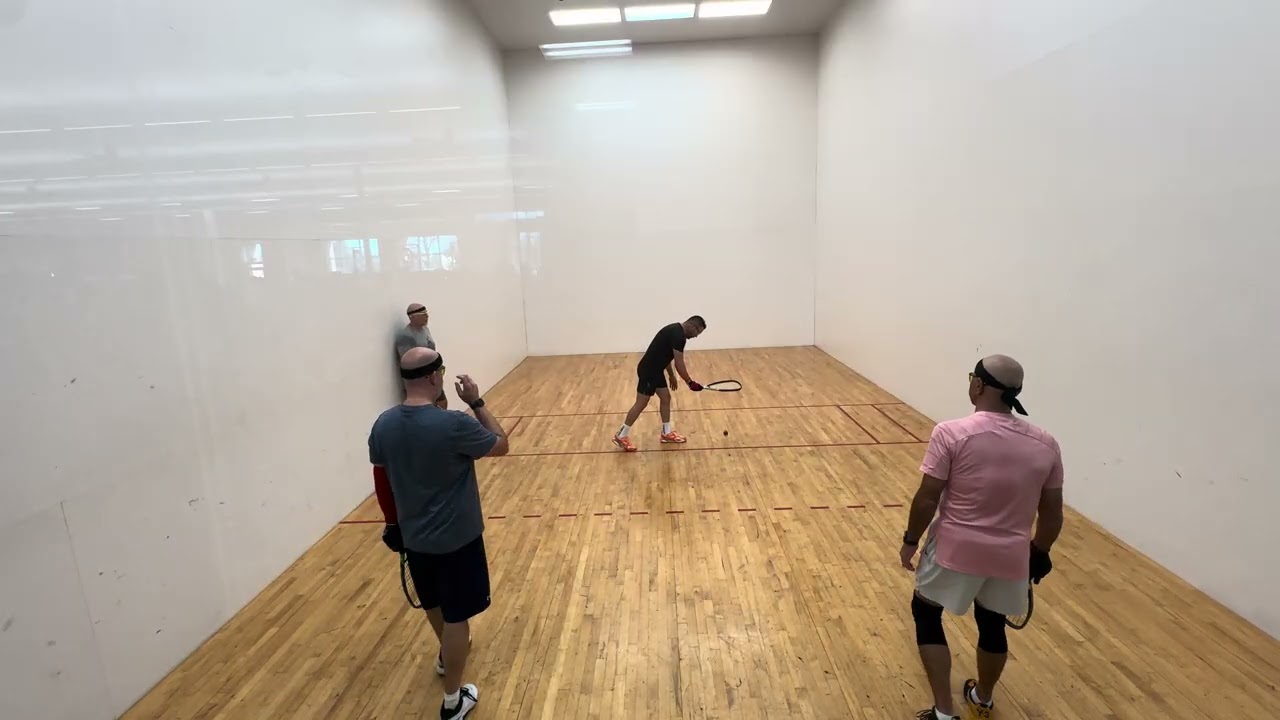 01.10.2026 4/4 Amir/Brandon vs. Robert/Youvany doubles racquetball at LAF Austin TX. 