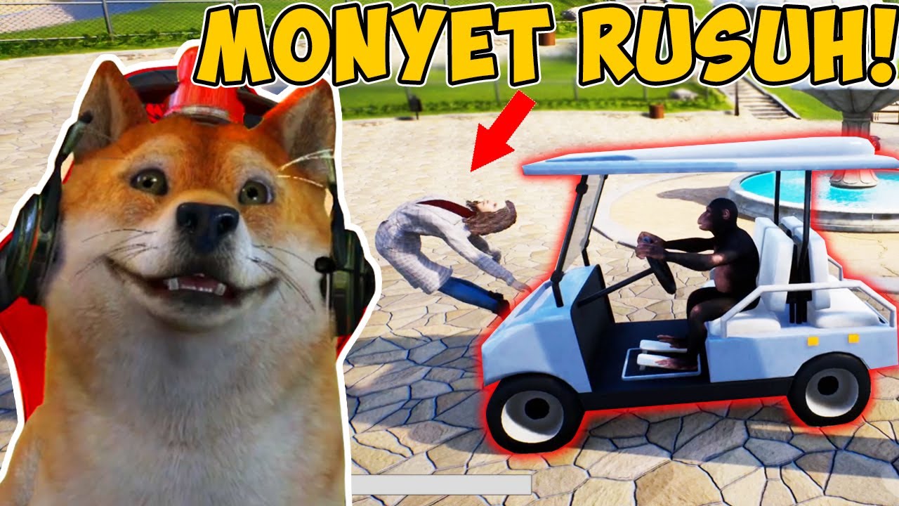 AWAS! ADA MONYET RUSUH LEPAS DARI KANDANG!!! - ZooKeeper Simulator Indonesia
