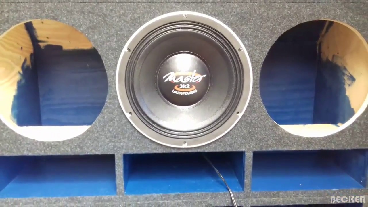 Testando Falante Master 3k2 1600rms