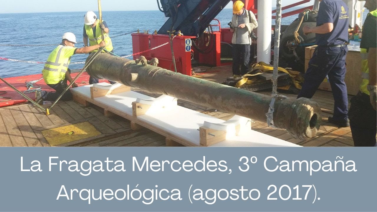 La Fragata Mercedes, 3º Campaña Arqueológica (agosto 2017).