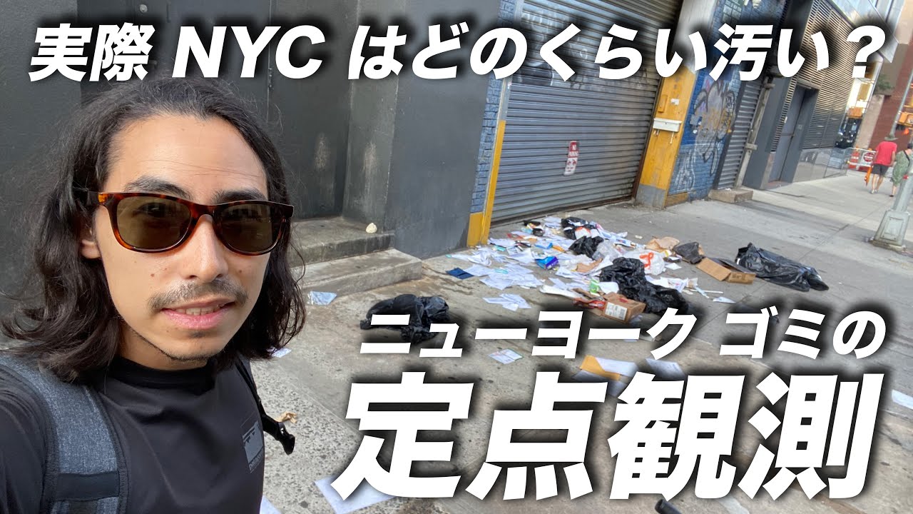 本当にゴミだらけ？ニューヨークのエリア別に汚さを観測してみた