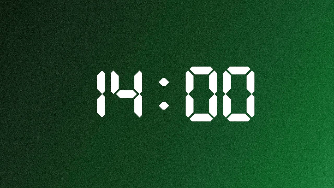 14 Minute Timer to Reset Your Focus & Lead With Excellence | Rolex Green Edition | NX