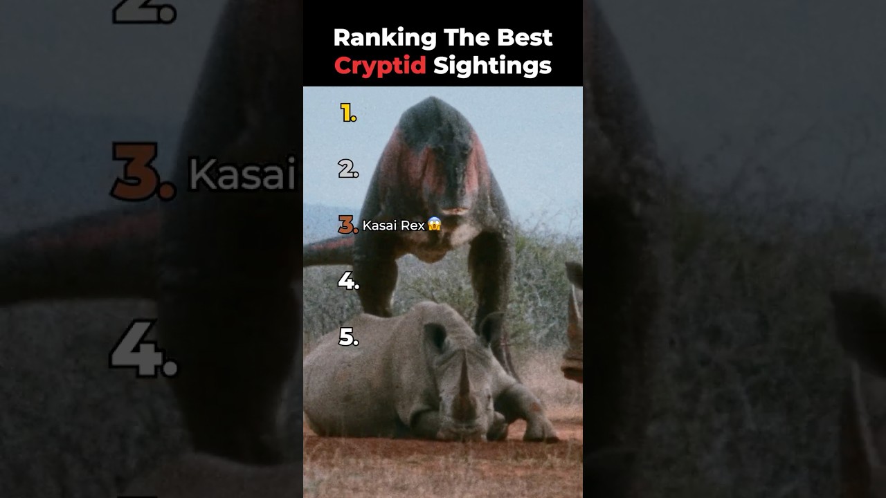 Top 5 DINOSAUR Sightings #analoghorror #dinosaur #cryptid