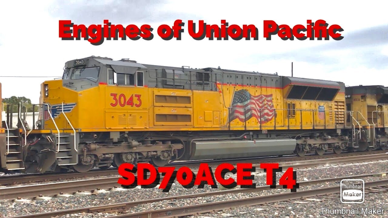 Engines of UP-SD70ACE T4