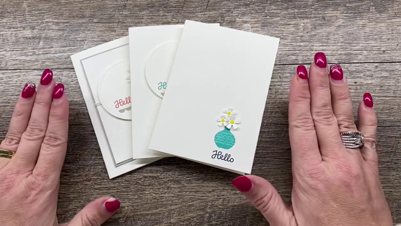 Simple to Stunning Sundays: Varied Vases Notecards
