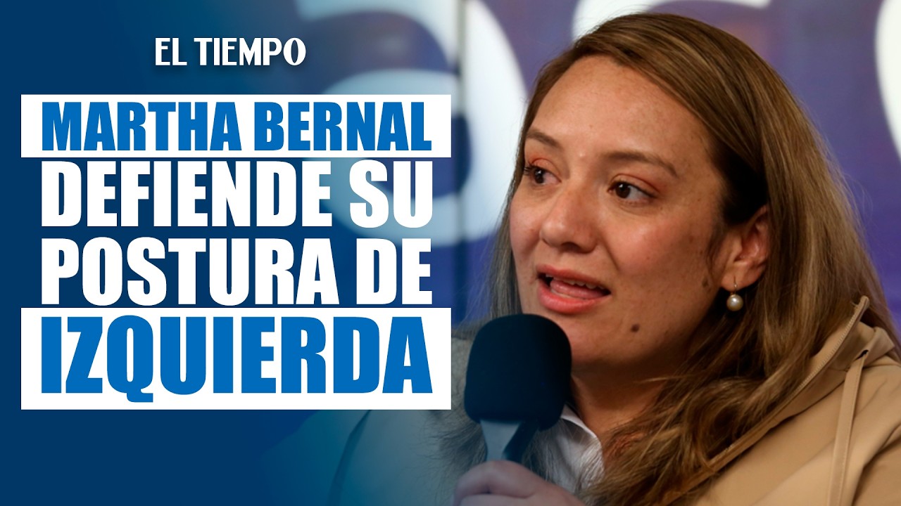 Martha Bernal, candidata de la consulta de izquierda: 
