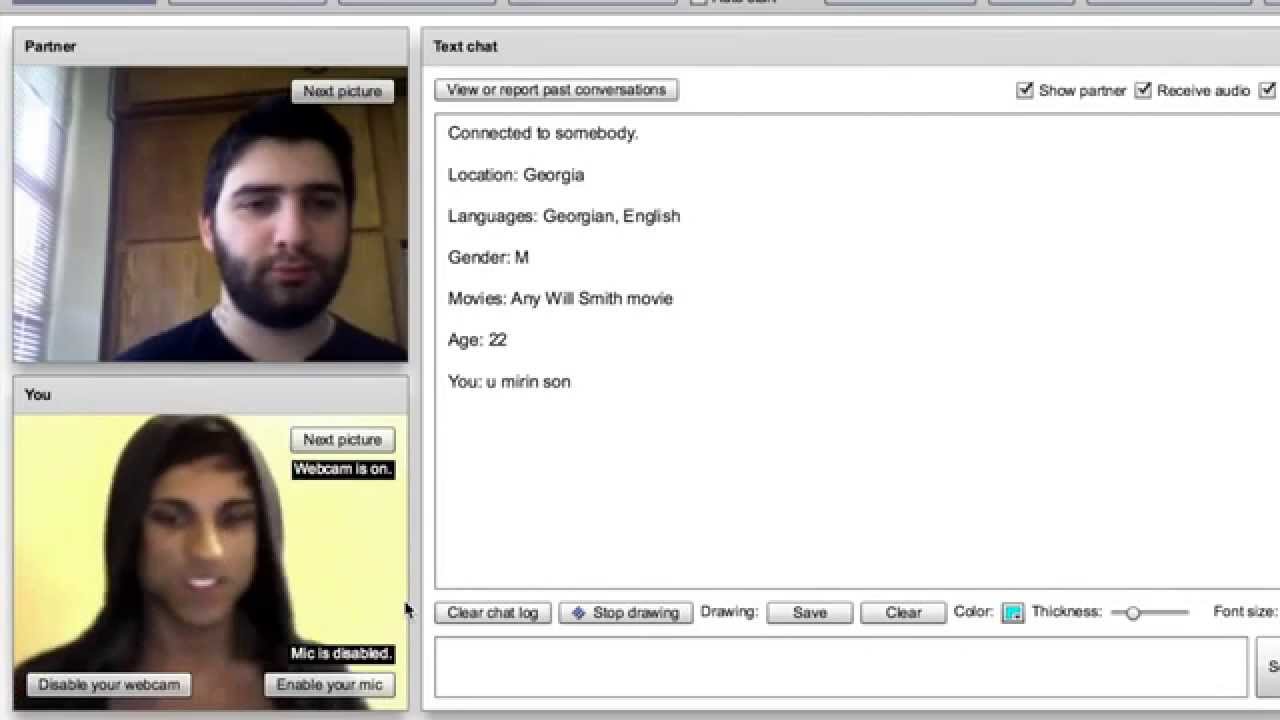 Zyzz Chatroulette Troll # 2