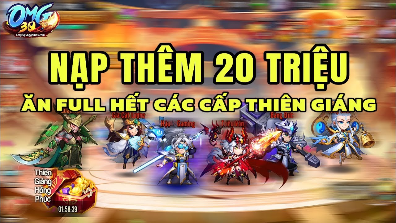 OMG3Q - Nạp Full Tất Cả Thi&ecirc;n Gi&aacute;ng