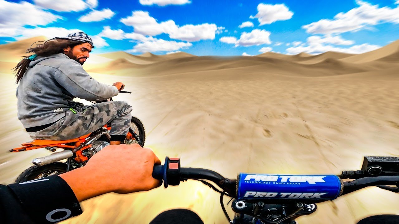O PRISIONEIRO FUGIU PARA O DESERTO COM A MINHA MINI MOTO